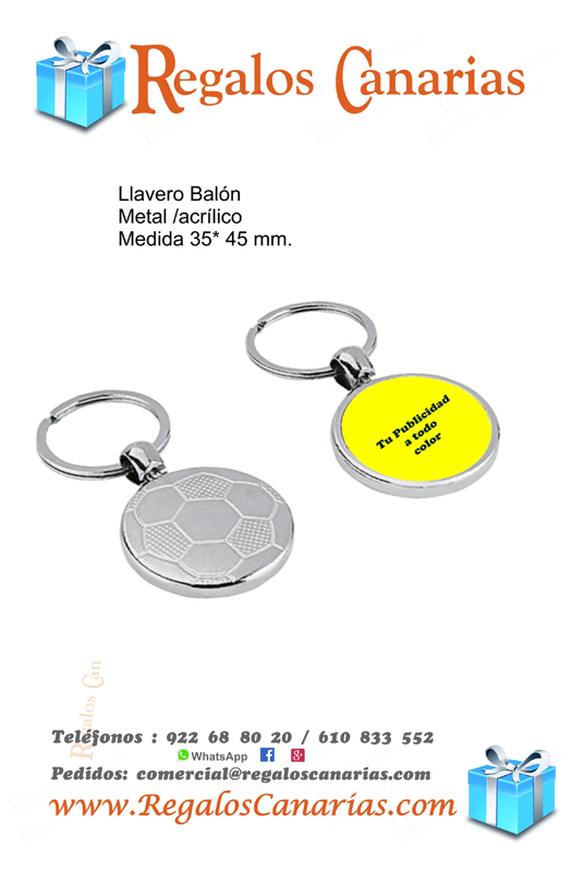 LLAVEROS BALON TENERIFE