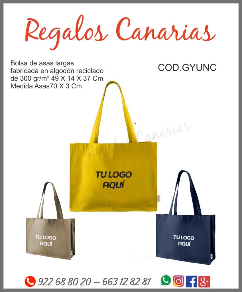 Bolsas personalizadas en Tenerife para eventos, bodas, regalos de empresas Canarias.