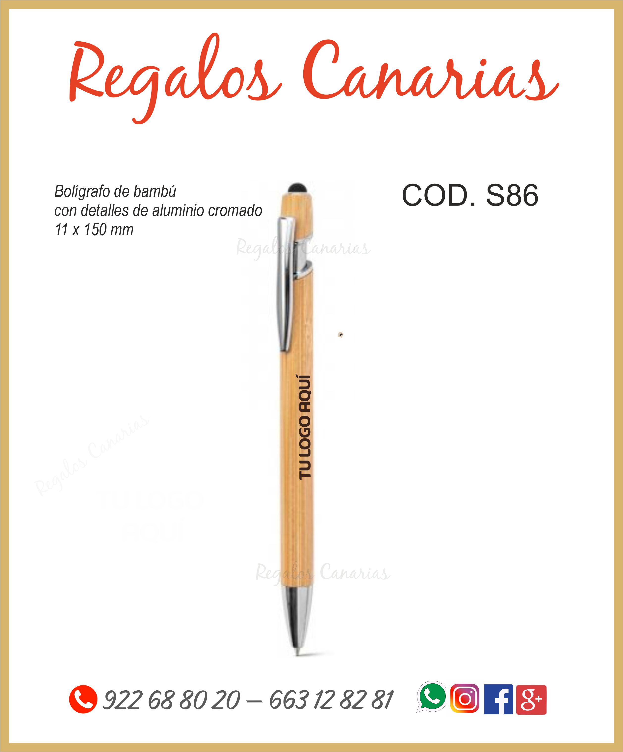Bolígrafos personalizados Tenerife